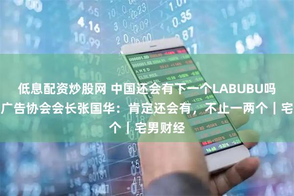 低息配资炒股网 中国还会有下一个LABUBU吗？中国广告协会会长张国华：肯定还会有，不止一两个｜宅男财经